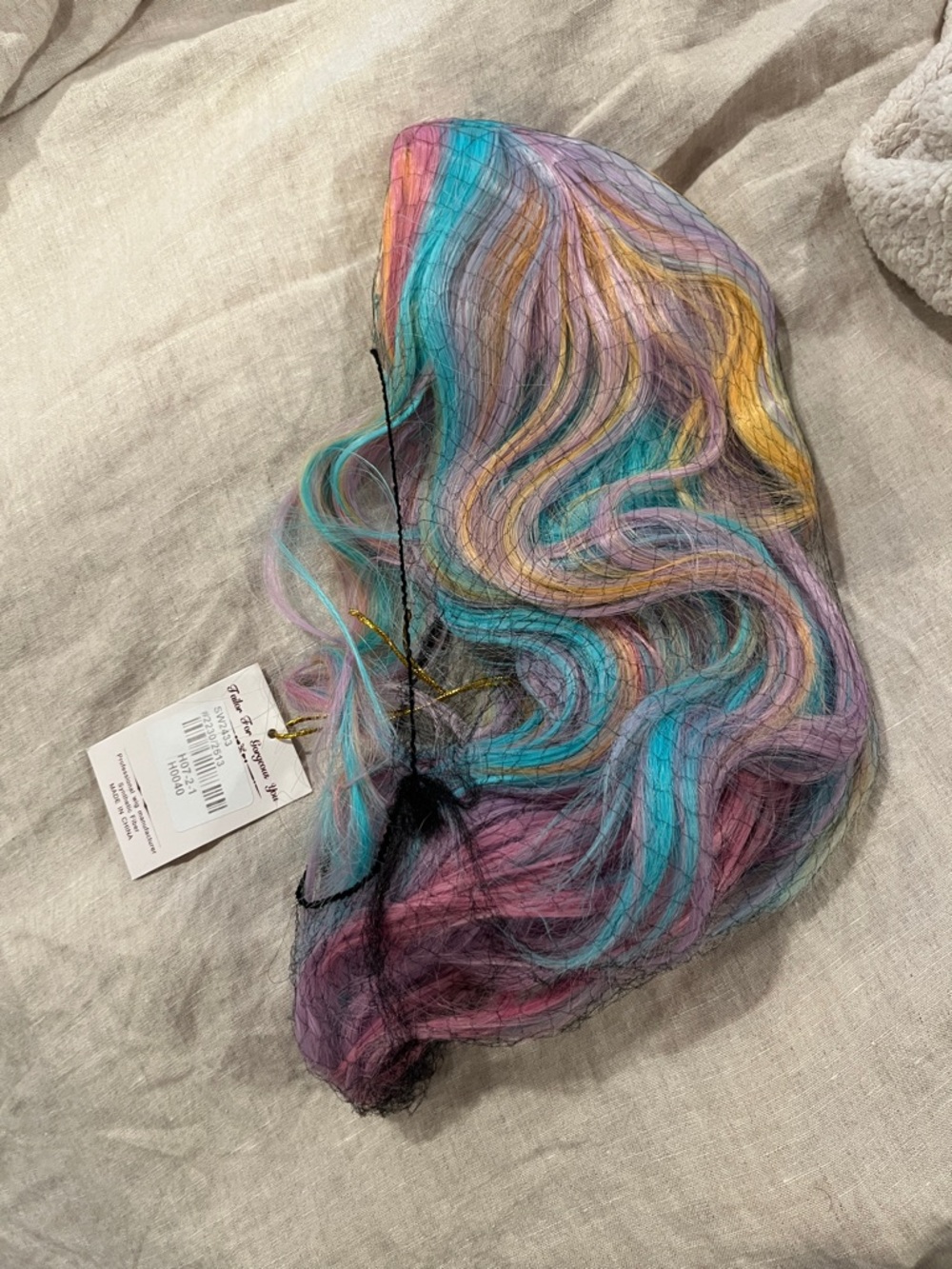 NWT PASTEL RAINBOW WIG